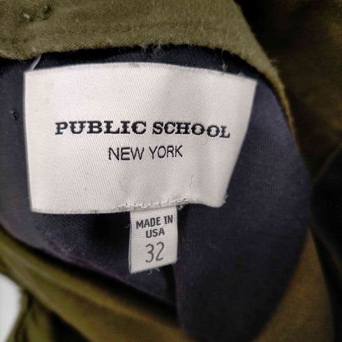 public school nyc 裾ジップテーパードパンツ メンズ 32
