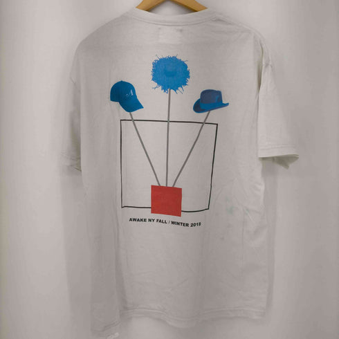 アウェイク AWAKE 18AW Down The Block T フロントプリントTシャツ メンズ import:L