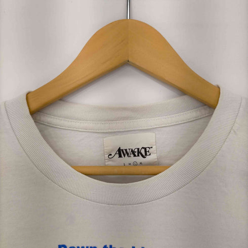 アウェイク AWAKE 18AW Down The Block T フロントプリントTシャツ メンズ import:L