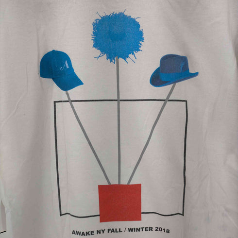 アウェイク AWAKE 18AW Down The Block T フロントプリントTシャツ メンズ import:L