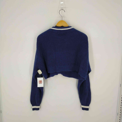 クロップドチルデンニット レディース ONE SIZE