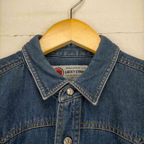 ラッキーストライク LUCKY STRIKE ウエスタンデニムシャツ メンズ JPN:M