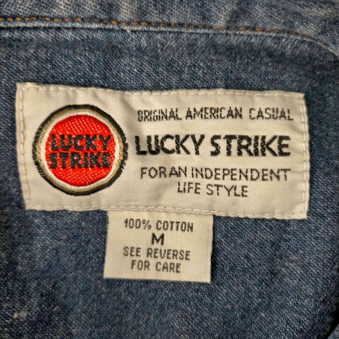 ラッキーストライク LUCKY STRIKE ウエスタンデニムシャツ メンズ JPN:M