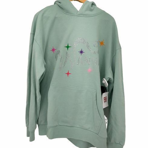 フメイ WANNA Wilky May Rhine Stone Hoodie メンズ JPN:L
