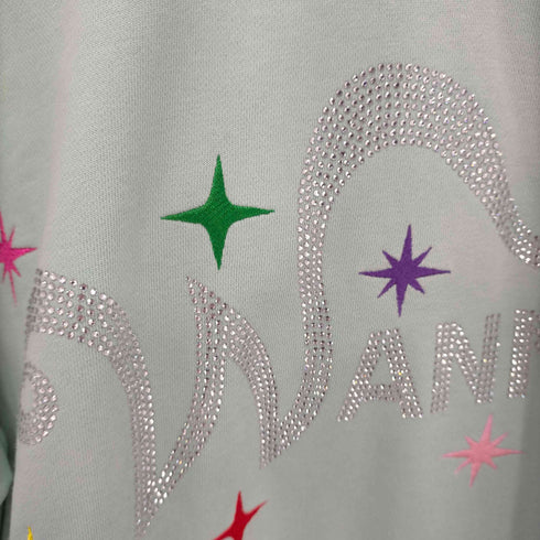 フメイ WANNA Wilky May Rhine Stone Hoodie メンズ JPN:L