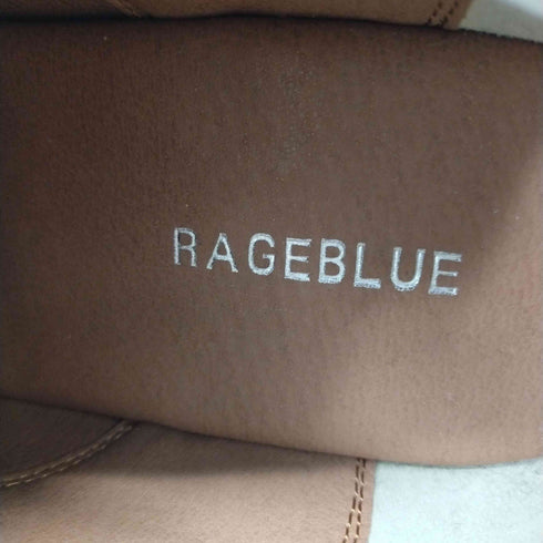 レイジブルー RAGEBLUE レオパード 切替プレーントゥシューズ メンズ M