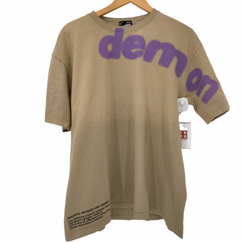 フメイ WANNA DEMONスプレープリントTシャツ メンズ JPN:L