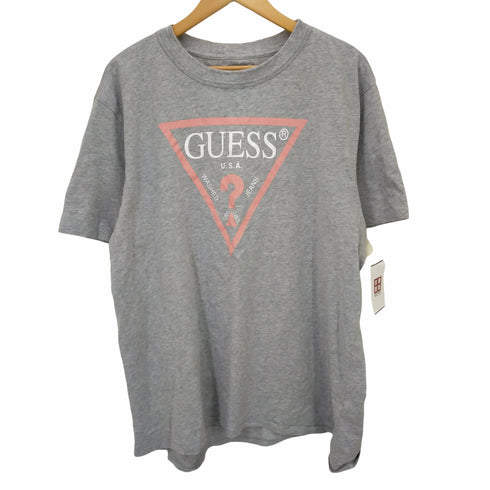 ゲス GUESS フロントプリントクルーネックTシャツ メンズ L