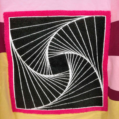 フメイ WANNA IN BLOOM STRIPE RUGGER SHIRTS メンズ JPN:L