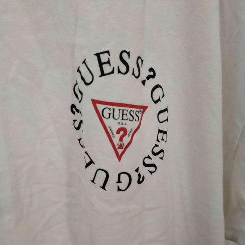 ゲス GUESS バックプリントクルーネックTシャツ メンズ L