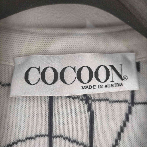 コクーン cocoon オーストリア製 総柄 カーディガン レディース