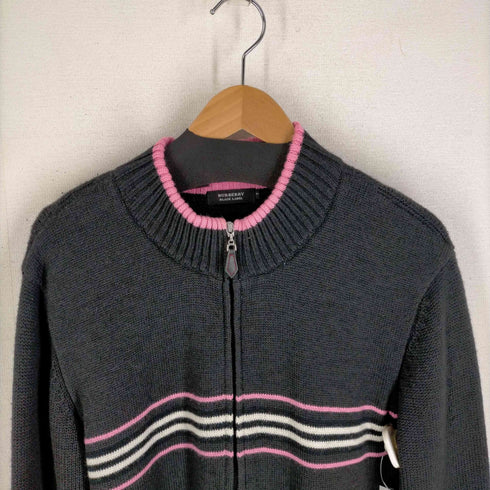 バーバリーブラックレーベル BURBERRY BLACK LABEL ニットブルゾン メンズ JPN:3