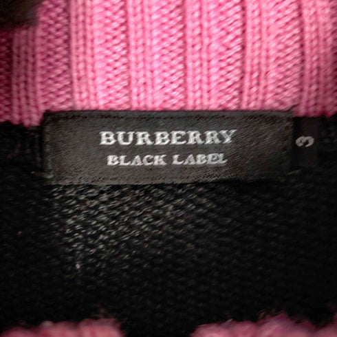 バーバリーブラックレーベル BURBERRY BLACK LABEL ニットブルゾン メンズ JPN:3