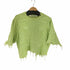 パーバーズ PERVERZE Wave Stripe Crash Knit Top レディース FREE