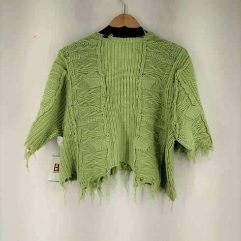 パーバーズ PERVERZE Wave Stripe Crash Knit Top レディース FREE