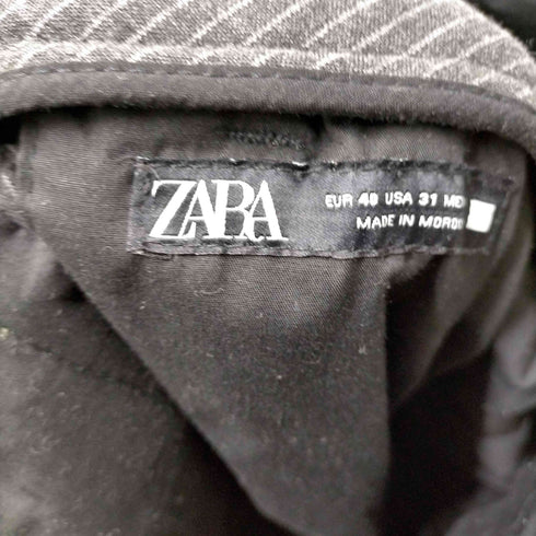 ザラ ZARA レイヤード ベルテッド スラックス パンツ メンズ US:30-31