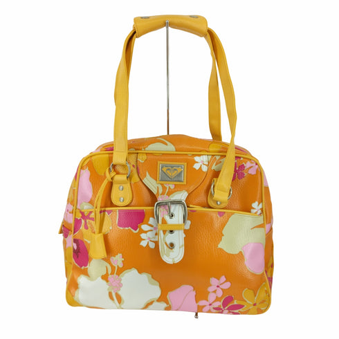 ロキシー ROXY 花柄 レザーハンドバッグ レディース