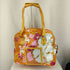 ロキシー ROXY 花柄 レザーハンドバッグ レディース