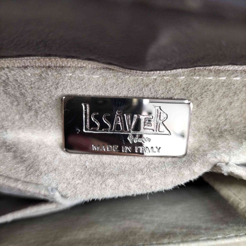 フメイ ISSAVER クロコ型押しハンドバッグ レディース