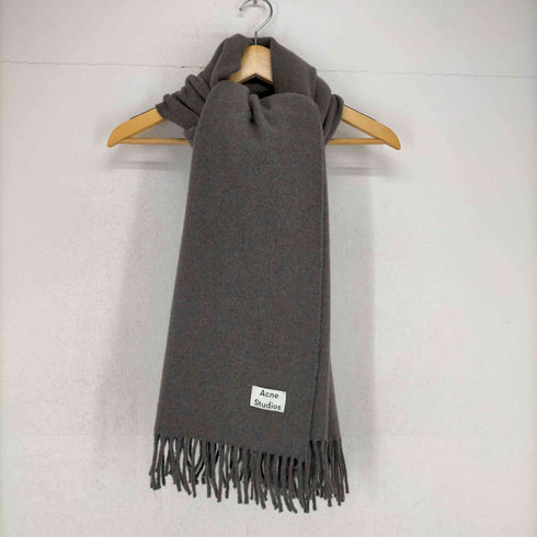 アクネストゥディオズ ACNE STUDIOS フリンジスカーフ グレーメランジ メンズ