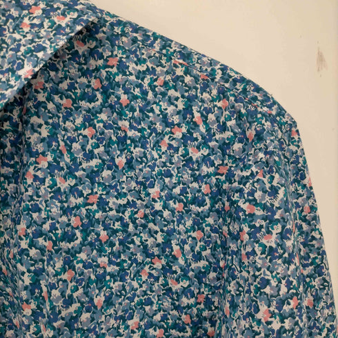 ブラックレーベルクレストブリッジ BLACK LABEL CRESTBRIDGE 花柄 長袖シャツ メンズ L