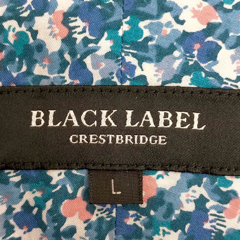 ブラックレーベルクレストブリッジ BLACK LABEL CRESTBRIDGE 花柄 長袖シャツ メンズ L