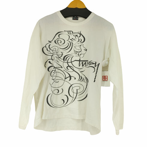 ステューシー Stussy 00S LIONプリント クルーネックL/STシャツ メンズ JPN:M