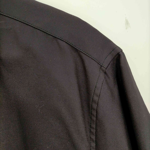 ブラックレーベルクレストブリッジ BLACK LABEL CRESTBRIDGE リブ切替 ボタンダウン半袖シャツ メンズ LL
