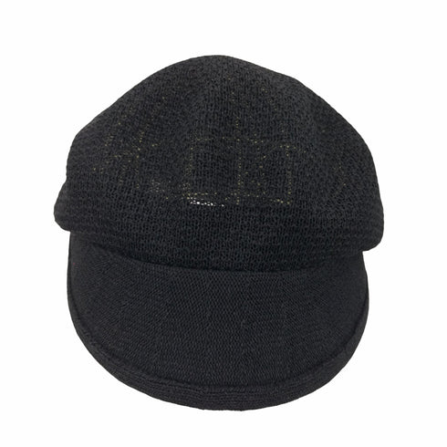 ランバンオンブルー LANVIN en Bleu 和紙 ロゴ金具 キャスケット レディース M~S