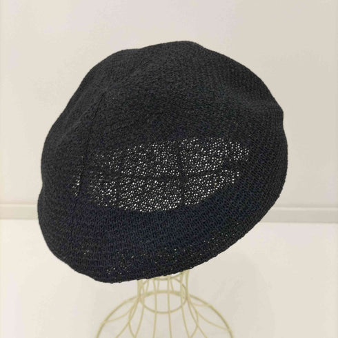ランバンオンブルー LANVIN en Bleu 和紙 ロゴ金具 キャスケット レディース M~S
