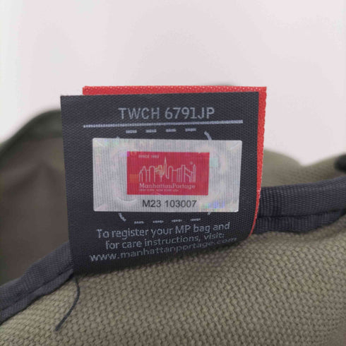 マンハッタンポーテージ Manhattan Portage 2WAY プリントロゴキャンバストートバッグ レディース