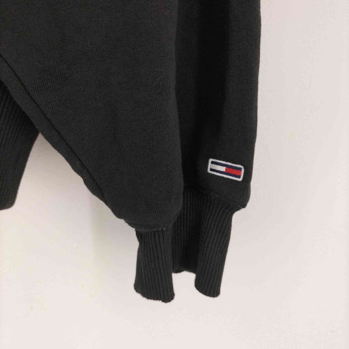 トミージーンズ tommy jeans ワンポイントワッペンクルーネックスウェット メンズ import:M