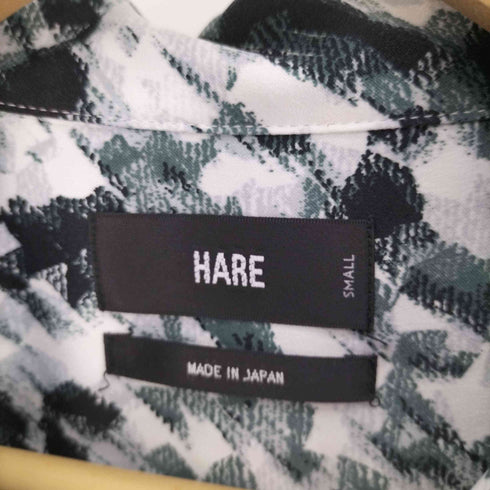 ハレ HARE 総柄 オープンカラーシャツ メンズ JPN:S