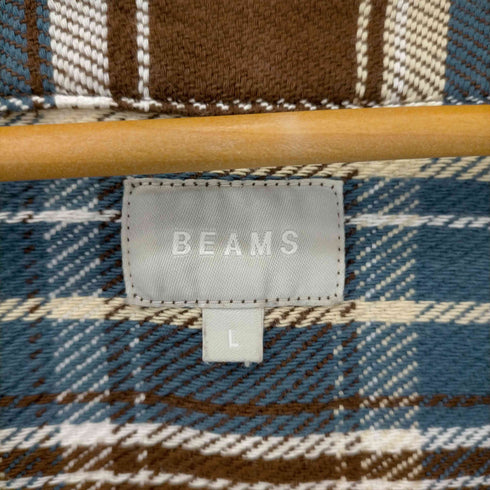 ビームス BEAMS 19AW ルーズチェックカーディガン メンズ JPN:L