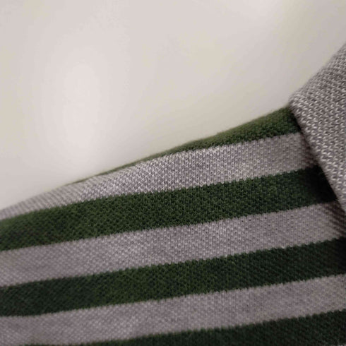 ポロゴルフラルフローレン POLO GOLF RALPH LAUREN ロゴ刺繍 ボーダー ロングスリーブ ポロシャツ メンズ import:L