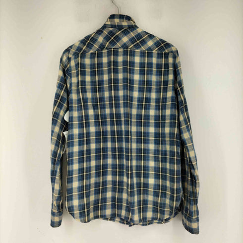 デニムアンドサプライ ラルフローレン DENIM & SUPPLY RALPH LAUREN チェック L/S ネルシャツ メンズ import:M