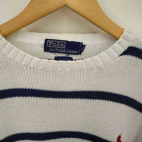 ポロバイラルフローレン Polo by RALPH LAUREN ポニー刺繍 プルオーバー ボーダーニット メンズ import:M