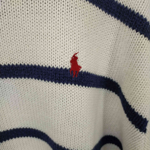 ポロバイラルフローレン Polo by RALPH LAUREN ポニー刺繍 プルオーバー ボーダーニット メンズ import:M