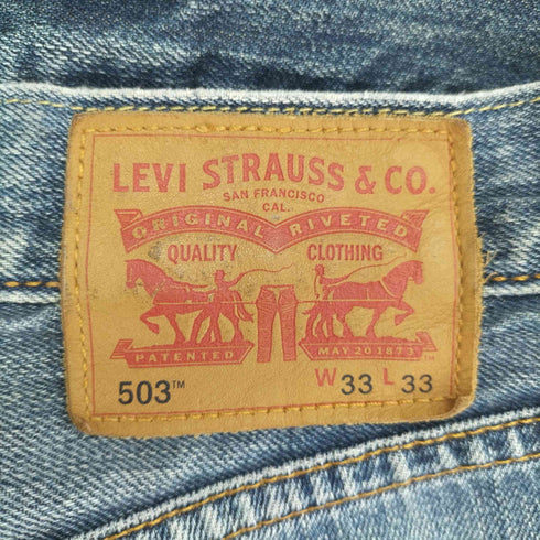 リーバイス Levis 503 ストレートデニムパンツ メンズ 33/33