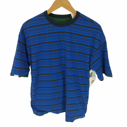 スーパーサンクス SUPERTHANKS REVERSIBLE T-SHIRT リバーシブル ボーダー Tシャツ メンズ JPN:S