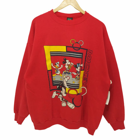 USA製 90S キャラクターフロントプリント スウェット レディース JPN:XL