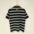 エーエイプバイアベイシングエイプ AAPE BY A BATHING APE NOW BORDER POLO ラバーロゴ ボーダーポロシャツ メンズ JPN:S