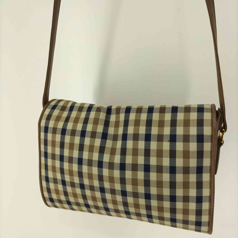 アクアスキュータム AQUASCUTUM チェック ショルダーバッグ レディース