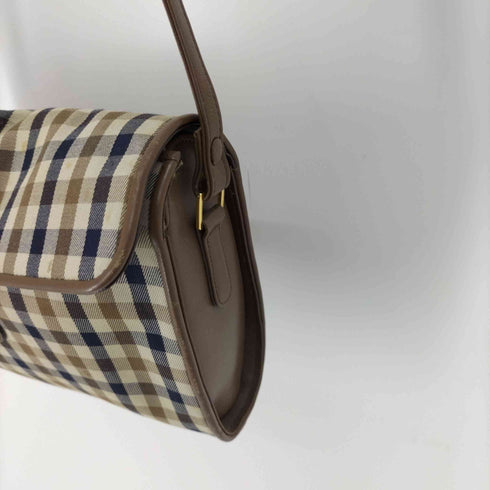 アクアスキュータム AQUASCUTUM チェック ショルダーバッグ レディース