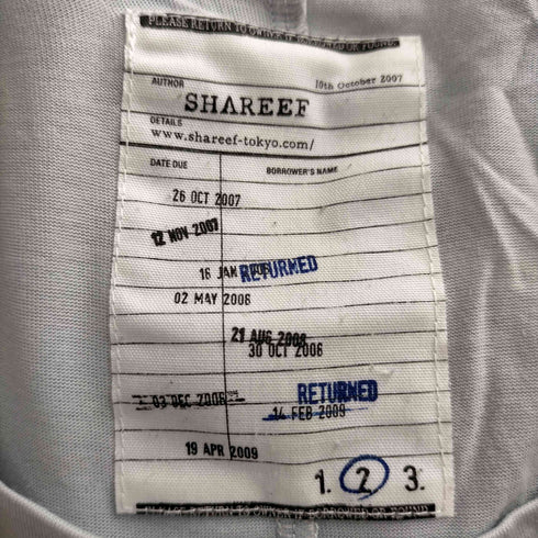 シャリーフ SHAREEF BIG-T TRIANGLE メンズ JPN:2