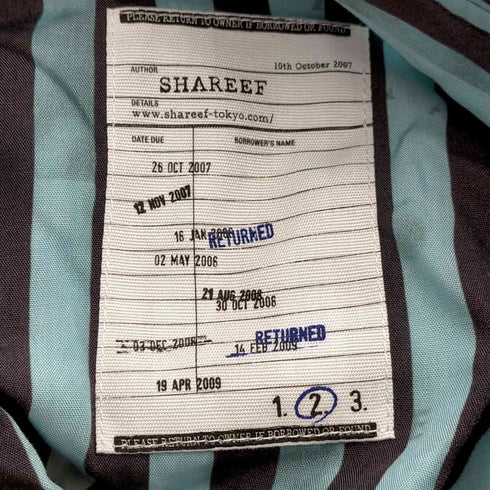 シャリーフ SHAREEF INKJET SIRIPE SHIRTS メンズ JPN:2