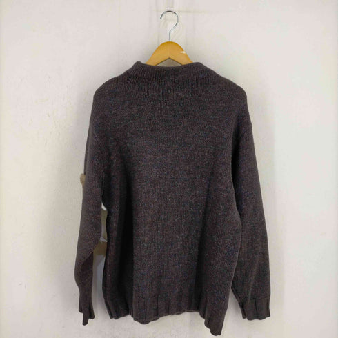 トラサルディ ジーンズ TRUSSARDI JEANS エルボーパッチ モックネックニット メンズ