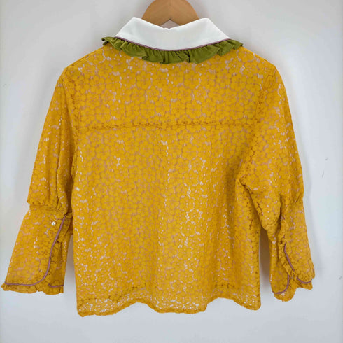 シスタージェーン SISTER JANE Lace Polo Shirt レイヤードレースブラウス レディース JPN:S
