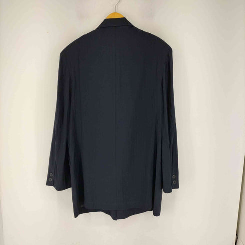 ヨウジヤマモトプールオム Yohji Yamamoto POUR HOMME ストライプ レーヨン 3Bテーラードジャケット メンズ JPN:S