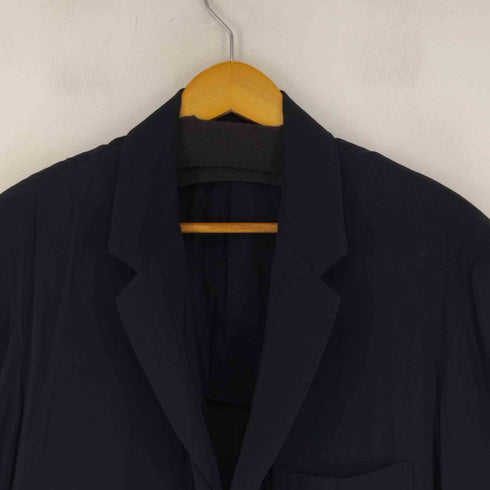 ヨウジヤマモトプールオム Yohji Yamamoto POUR HOMME ストライプ レーヨン 3Bテーラードジャケット メンズ JPN:S